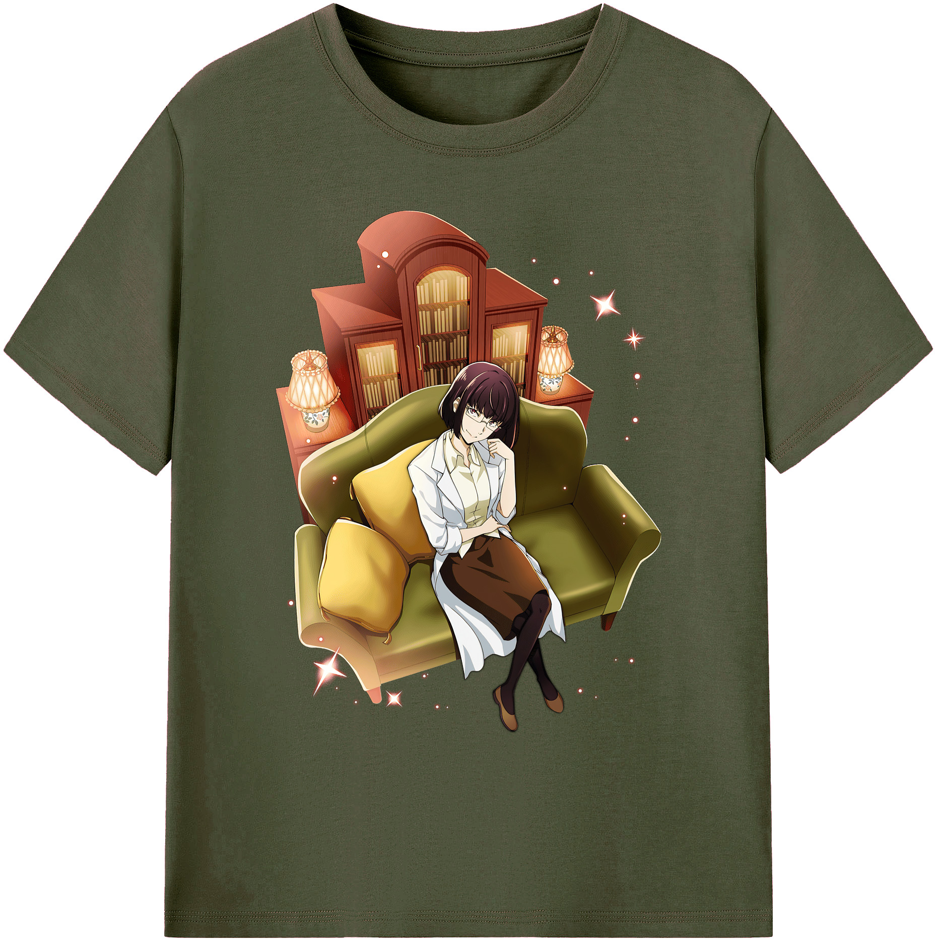 （画像用） 文豪ストレイドッグス Bungo Stray Dogs 綿100％ メンズ半袖Tシャツ｜肌触りやわらか＆通気性